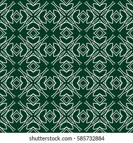 decorative floral seamless pattern. green color. vector illustration. for invitation, greeting card, wallpaper, interior design
