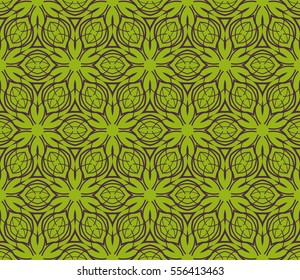 decorative floral seamless pattern. lace ornament. Vector illustration. for design invitation, background, wallpaper