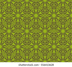 decorative floral seamless pattern. lace ornament. Vector illustration. for design invitation, background, wallpaper