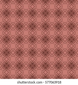 decorative floral seamless pattern. lace ornament. Vector illustration. for design invitation, background, wallpaper