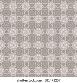 decorative floral seamless pattern. lace ornament. Vector illustration. for design invitation, background, wallpaper