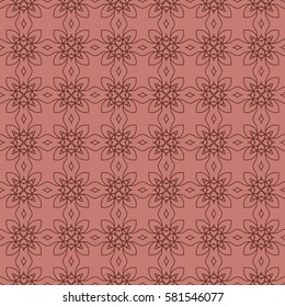 decorative floral seamless pattern. lace ornament. Vector illustration. for design invitation, background, wallpaper