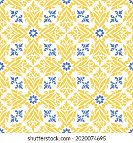  Decorative floral vector seamless pattern design