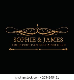 vector decorativo de bodas florales