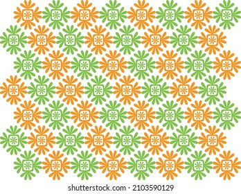 Decorative florid pattern background. Vector illustration for design purposes.