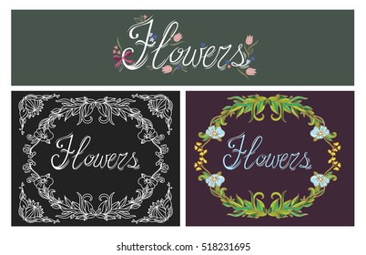 Decorative Florists Background