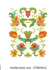 Decorative flourish composition