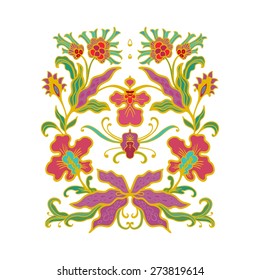 Decorative flourish composition