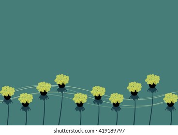 Decorative flourish label background