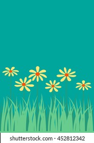 Decorative flourish label background