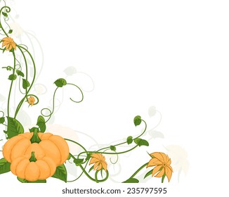 Decorative Flourish Pumpkin