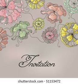 Decorative flower background