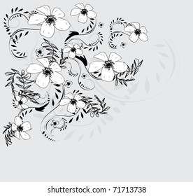 Decorative flower background