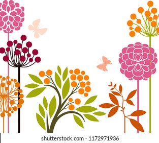 Decorative flower bed