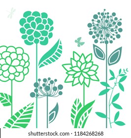 Decorative flower bed