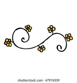 decorative flower drawing