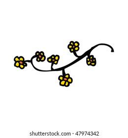 dibujo de flores decorativas