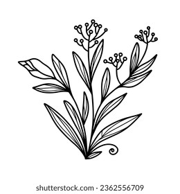 Decorative Flower Icon, True Black Icon