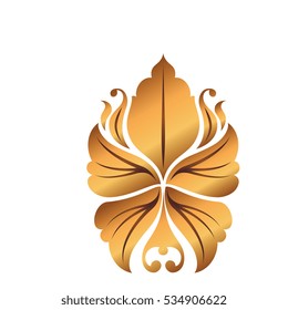 decorative flower isolated icon