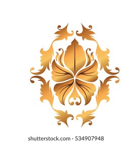 decorative flower isolated icon