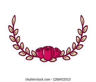 decorative flower leaves