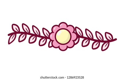 decorative flower leaves