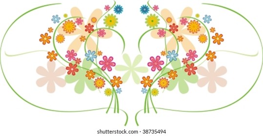 Decorative flower ornament