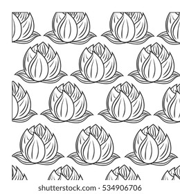 decorative flower pattern background