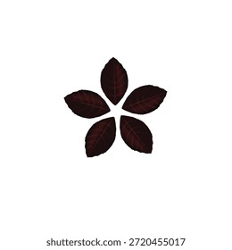 Design decorativo vetor de pétalas de flores