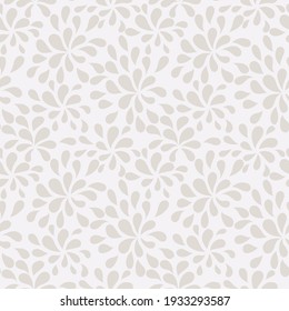 decorative flower seamless vector pattern design