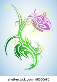 Decorative flower shape
