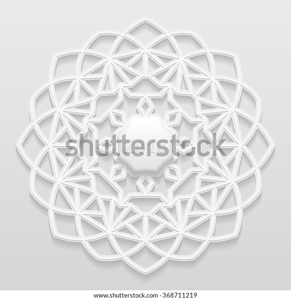 Download Decorative Flower Decorative Snowflake Mandala Embossed ...