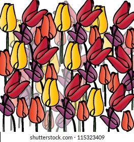 decorative flowers background