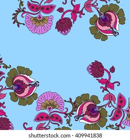 Decorative flowers for cards