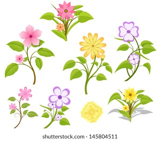Decorative Flowers Collection