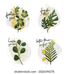 Decorative flowers for design.Hand drawn vector flowers