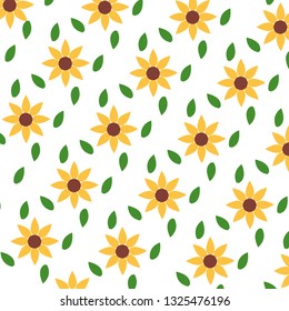 decorative flowers and leaves background