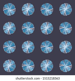 decorative flowers seamless pattern. eps10 vector illustration. hand drawing