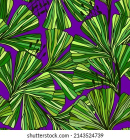 Decorative flowers seamless pattern. Vector stock illustration eps10.
