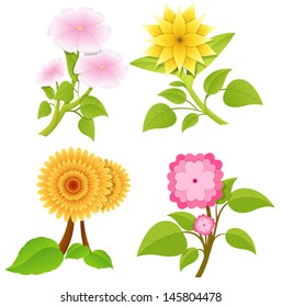 Decorative Flowers Vectors