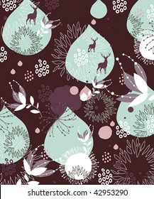 decorative flowers wallpaper