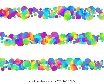 Dekorative fliegende Konfetti-Dekoration, Vektorhintergrund. Rainbow-Runde-Teilchen im neuen Jahr Vektor. Cracker Poppers Party Konfetti. Illustration von Preisverleihungen. Neujahrsdesign.