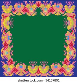 decorative folk frame