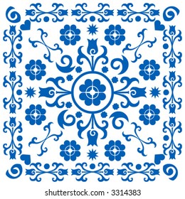 ornamento folclórico decorativo