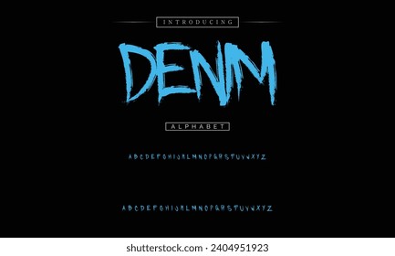 decorative font in graffiti style with spray effect. Ideal for pattern, fabric print, shops and many other uses