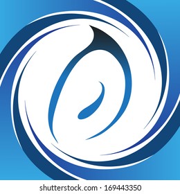 Decorative font vector