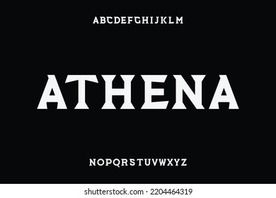 Decorative font vector design, suitable for poster headline and creative design. Vector Illustration