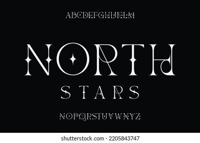 Decorative font vector design, suitable for poster headline and creative design. Vector Illustration