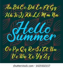 Decorative fonts typeface vector vintage. 