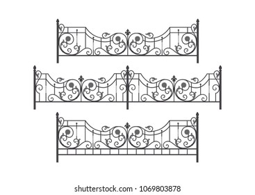 decorative forged fence